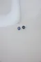 COR-DATE｜藍灰色大理石紋路耳環