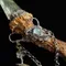 天然礦物/獨家製作  | 東方森林的薩滿系列/綠水晶海藍寶鹿角杖