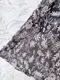 重工繡花 Ｖ領露背交叉繫帶洋裝