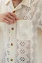 【23SS】韓國 鏤空繡花短袖襯衫