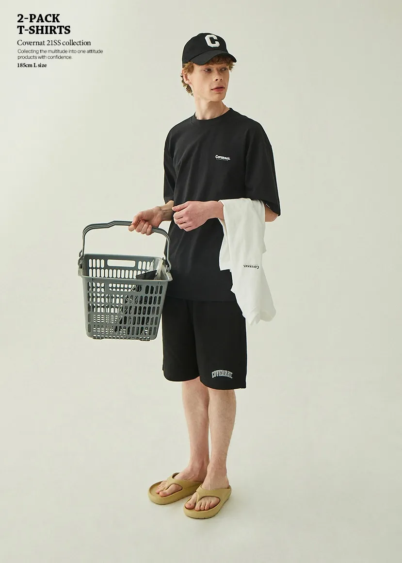 【COVERNAT】クールコットン2-PACK Tシャツ COVERNAT】COOL COTTON 2-PACK T-SHIRT | もごつ