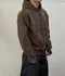 【26FW】韓國 排版文字雙拉鍊帽外套(3色)