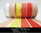 K445-25 花式紗織邊緞帶25mm  (K445-25 Wavy Yarn Made Ribbon 25mm )