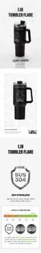 [ KZM ] 新品搶先看  KZM 美式街頭不銹鋼杯-1.18ML  2026新品預購中