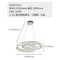 【鹿屋燈飾】DHJ-076-1 極致奢華雙環水晶遙控調光吊燈｜LED 120W 2.4G 遙控調光｜LED吊燈 遙控吊燈 餐廳吊燈 客廳吊燈 宴會廳吊燈 大廳吊燈 水晶吊燈