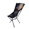 LF-20L10 黑色漸層圖騰高背椅  Black gradient totem high back chair