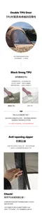 [ KZM OUTDOOR ] SUMMIT ARC 獵戶座四環帳專用TPU掛窗 ｜K251T3T11 配件  隧道帳 4人帳 客廳帳 四環帳
