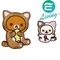日本 MEIHO Rilakkuma 懶懶熊 拉拉熊 貓咪黏貼式掛勾 2入 RK-249