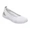 seGLITZ2 後跟異材質拼接休閒平底鞋-白色