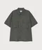 【25SS】Covernat 經典工裝口袋短袖襯衫(深灰)