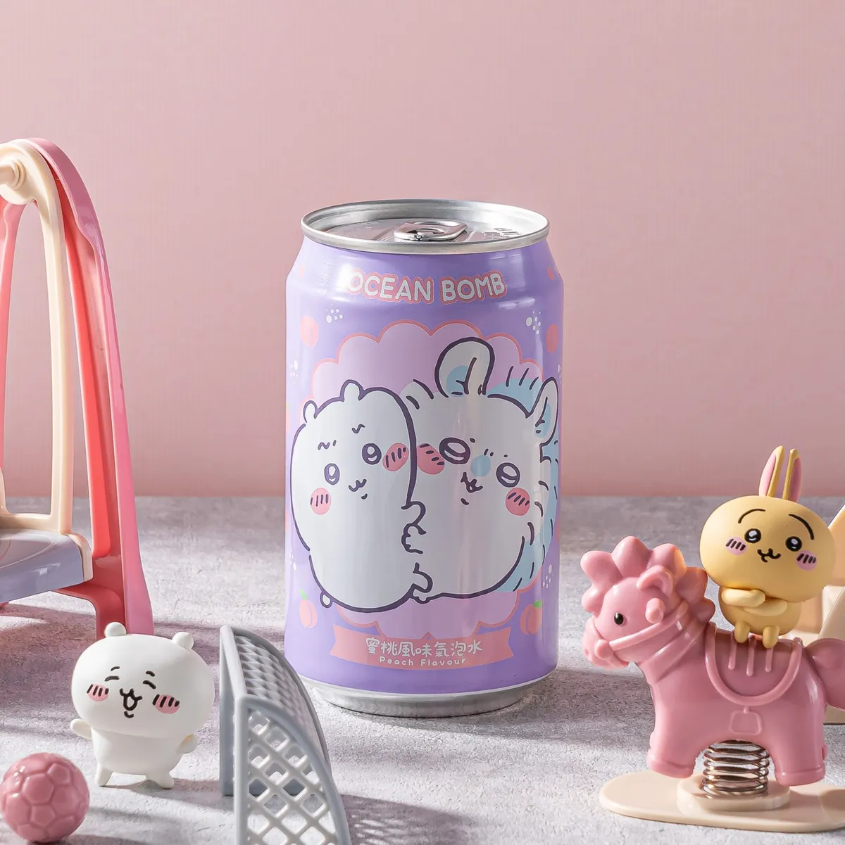 国内未発売　ちいかわ　缶ジュース　Ocean Bomb   柚子蜜風味330ml 国内未発売 ちいかわ 缶ジュース Ocean Bomb 柚子蜜風味330ml