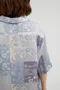 【22SS】韓國 變形蟲印花短袖襯衫
