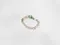 LINENNE－gemstone silver ring (silver)：925純銀松石戒指