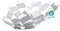 ALESSI 幾何水果籃(白) STANZA DELLO SCIROCCO BOWL #MT01 W
