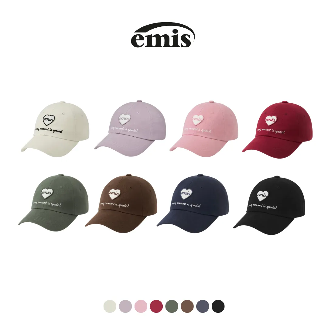 ◆EMIS◆ HEART WAPPEN BALL CAPPURPLE m1037_1332443 HEART WAPPEN BALL CAP-BROWN - EMIS