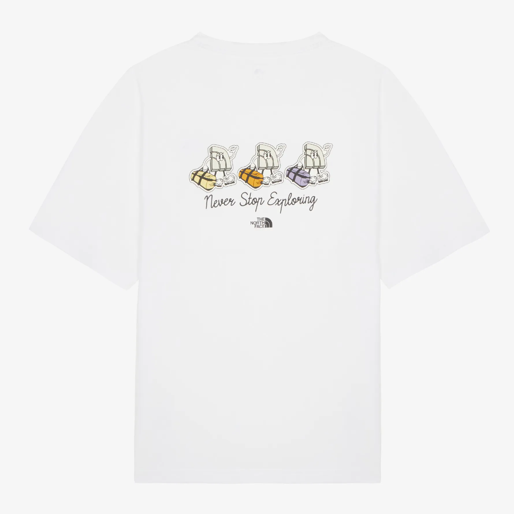 ★THE NORTH FACE☆M'S CHARACTER S/S R/TEE NT7UR09 The north face M'S CHARACTER S/S R/TEE 北臉涼感抗UV 童趣人物