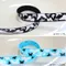 S080 短碼蝴蝶剪影特多龍緞帶 16mm  (S080 Butterfly Printed Ribbon -16mm)
