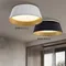 【鹿屋燈飾】DHW-3711.3712-2 木紋百褶 LED 吸頂燈| 遙控無極調光 35W | 侘寂/北歐風室內燈