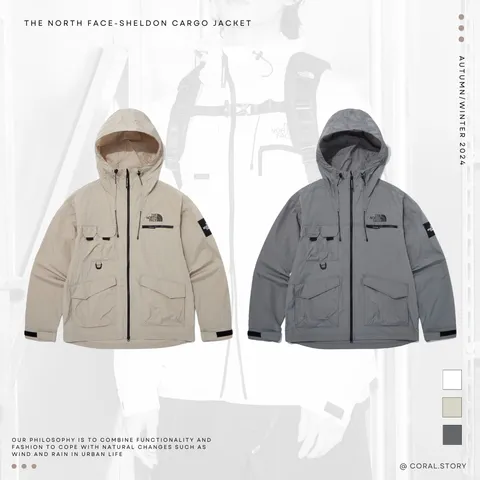 THE NORTH FACE SHELDON CARGO JACKET 輕量防潑水夾克