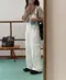 LINENNE品牌自訂款－bread cargo overall (white)：白色吊帶長褲