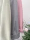 袖口翻折雙排釦設計 長版毛料大衣_(3色:紫/灰/綠)