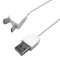 USB 2.0 micro B+Mini B to USB 二合一充電線 傳輸線