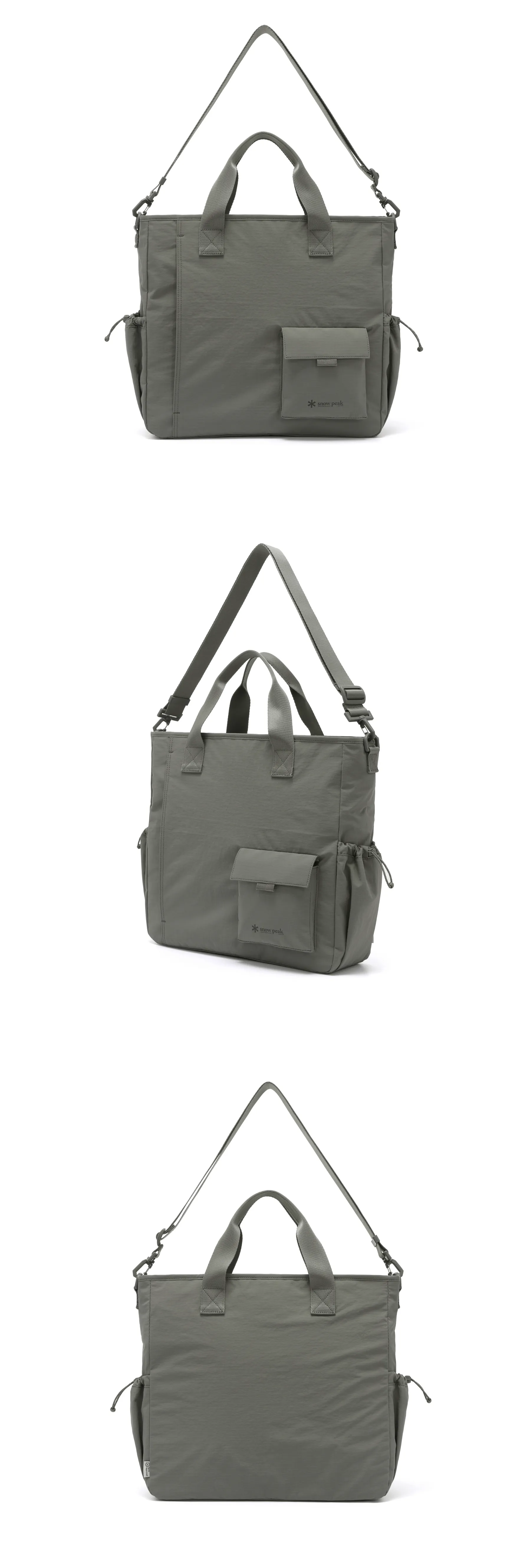 PEAK■Dual Tech Alpha Tote Bag ■送料込 snow peak Dual Tech Alpha Tote Bag 抗撕裂口袋托特包側背包