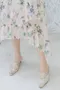 浪漫紫藤花 絲滑吊帶+楊柳紗裙洋裝＿(S~XXL)