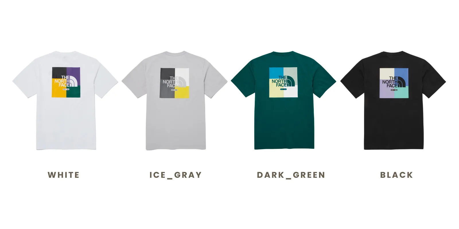 THE NORTH FACE COLOR PEAK EX S/S R/TEE 背後色塊短袖NT7UQ12