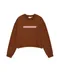 【24FW】Covernat 拚色LOGO大學TEE(褐)