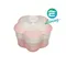【缺貨】Le Creuset 陶瓷小花小盅 12cm 雪紡粉 (含蓋) #91016700231000