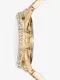 MICHAEL KORS Oversized Camille Pavé Gold-Tone Watch