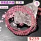 🌸貞緣水晶飾品🌸AR038多圈高冰透草莓晶手鍊4+mm