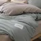 240織紗精梳棉兩用被床包組(豆松綠-單人)純色系列