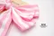 時尚條紋蝴蝶結 (K888/Fashion Stripes Butterfly Bow) ｜手作｜布置｜裝飾｜緞帶用途｜粉色