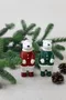 日本製 T-Lab 聖誕系列 紅熊綠熊組合