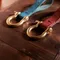 Pueblo 黃銅馬蹄扣 磨砂皮鑰匙圈・客製化設計