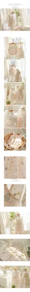 粉嫩兔兔不俗氣無袖包屁