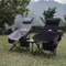 [ JG Outdoor ] 多元屋泊椅 Uber Chair-曜黑 / 暖灰｜高背椅 導演椅 戰術椅 露營椅 折疊椅 收納椅