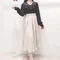 【預購】正韓  打折顯瘦雪紡百褶裙