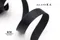 AS-12單面黑色尼龍緞帶12mm(AS-12 NYLON SATIN RIBBON 12mm )