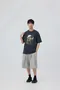 【26SS】韓國 相框風景字母短袖上衣(2色)