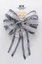 藤蔓圖騰蝴蝶結(W287-6/Vine Patterned Totem Butterfly Bow) ｜手作｜布置｜銀色｜緞帶用途