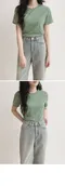 Slowand made－調色盤色系Basic t-shirts：7 color！兩種版型！
