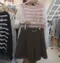 【預購】韓國連線 正韓 叉叉條紋袖接紗上衣