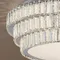 【鹿屋燈飾】DHJ-088-1 現代輕奢三層水晶LED吸頂燈｜LED 120W 2.4G遙控調光｜LED水晶環狀吸頂燈 客廳吸頂燈 宴會廳吸頂燈 高級公設大廳吸頂燈