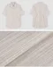 SALE／Slowand made－直條紋寬鬆短袖襯衫：米色
