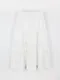 LINENNE－punching lace banding skirt (ivory)：簍空蕾絲鬆緊長裙