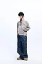 【26SS】RSSC 斜拉鍊拼接工裝牛仔長褲(藍)