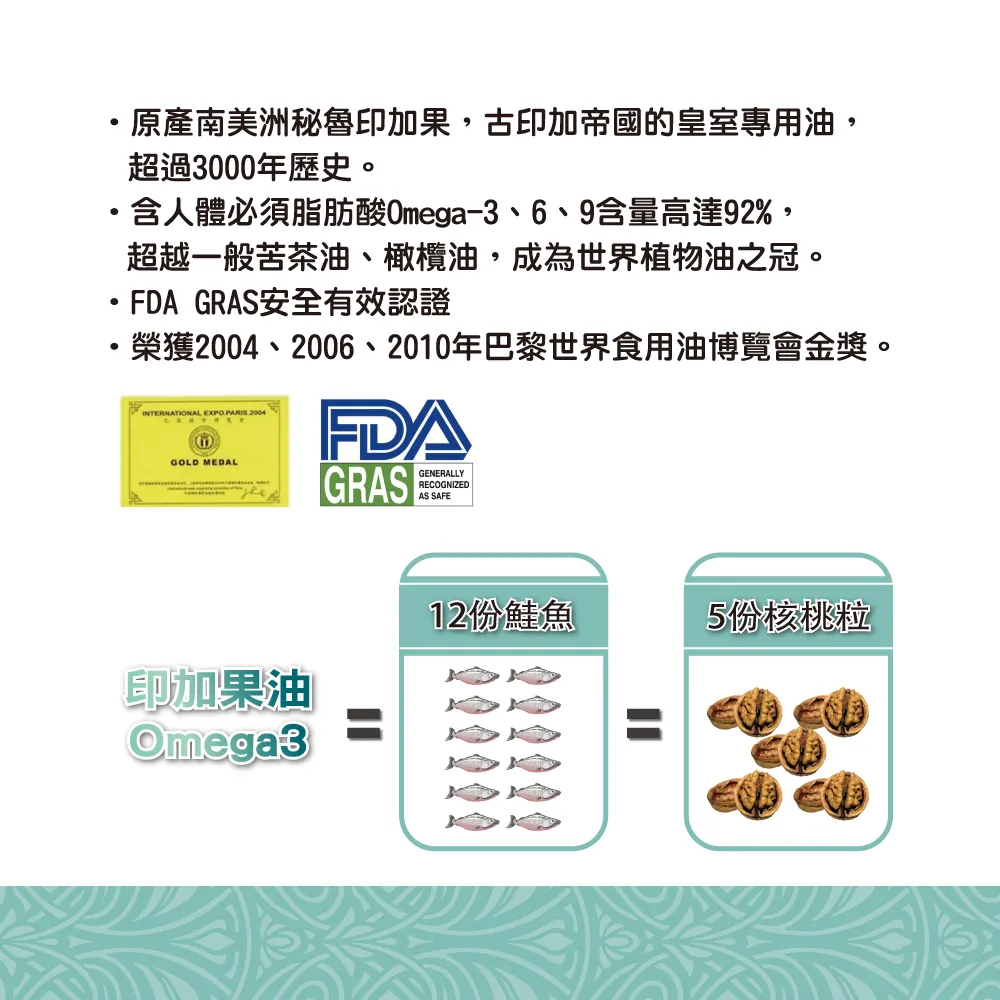 綠恩印加果油膠囊EX版